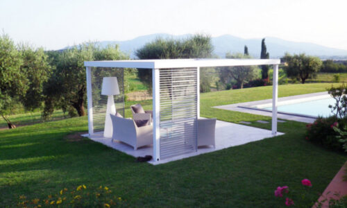 Gazebo in alluminio modello Lumi