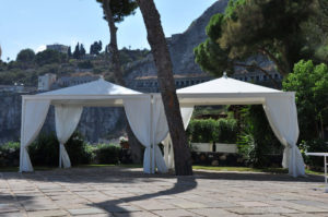 Gazebo in ferro forgiato modello Ottoemezzo