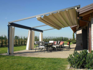 Pergola addossata modello Elettra