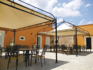 Gazebo Barocco Out in acciaio zincato
