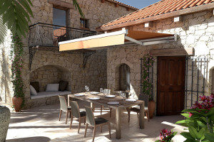 Tenda da sole per spazio esterno modello Viva