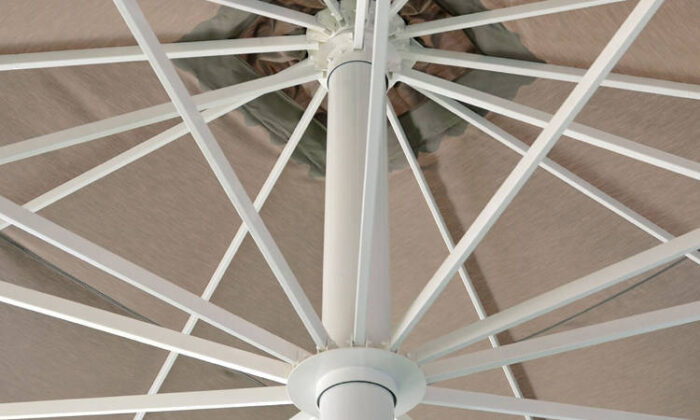 Titano Classic, ombrellone gigante con dispositivo telescopico