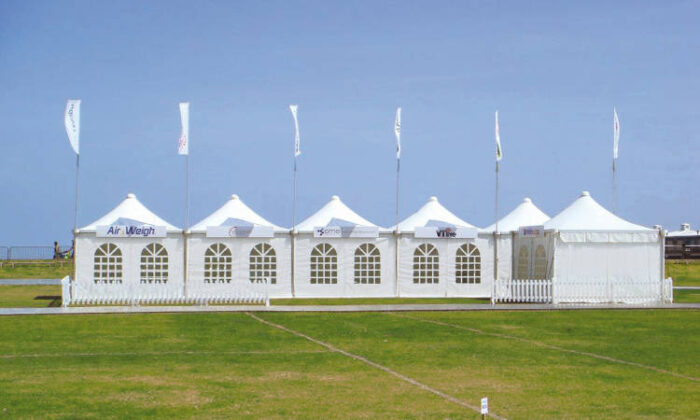 Airone Basic, gazebo con telo in PVC ignifugo