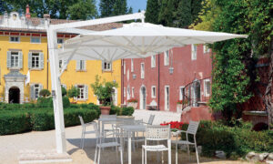 De Luxe Classic, ombrellone a braccio a testa singola